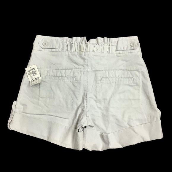 Women's deLiA's Jeans 1 2 XS Chino Khakis Shorts Stone Stretch Active Rolled Hem - Picture 4 of 8